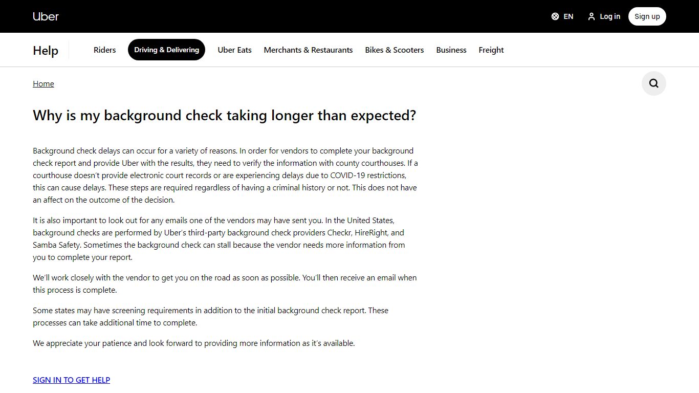Why is my background check taking longer than expected?